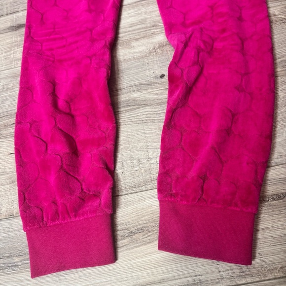 Juicy couture heart print set 2 piece tracksuit sweater jogger pants deadstock - Picture 11 of 13